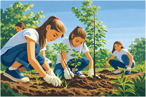 children-planting-trees-10177316