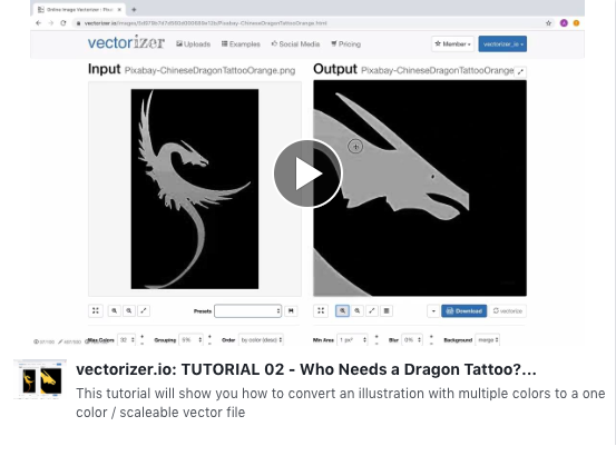 Online Image Vectorizer